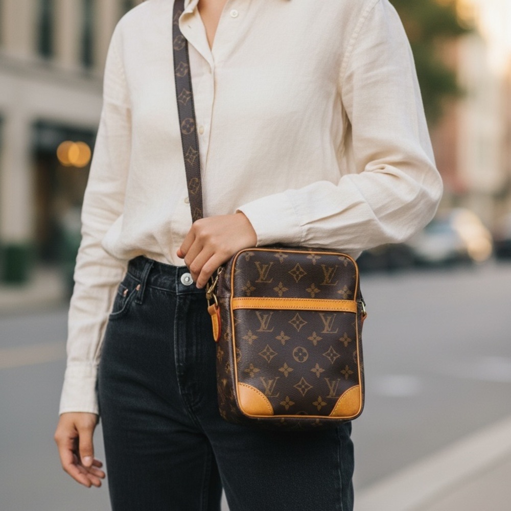 ✨ Louis Vuitton Monogram Danube PM Crossbody - Picture 8 of 11